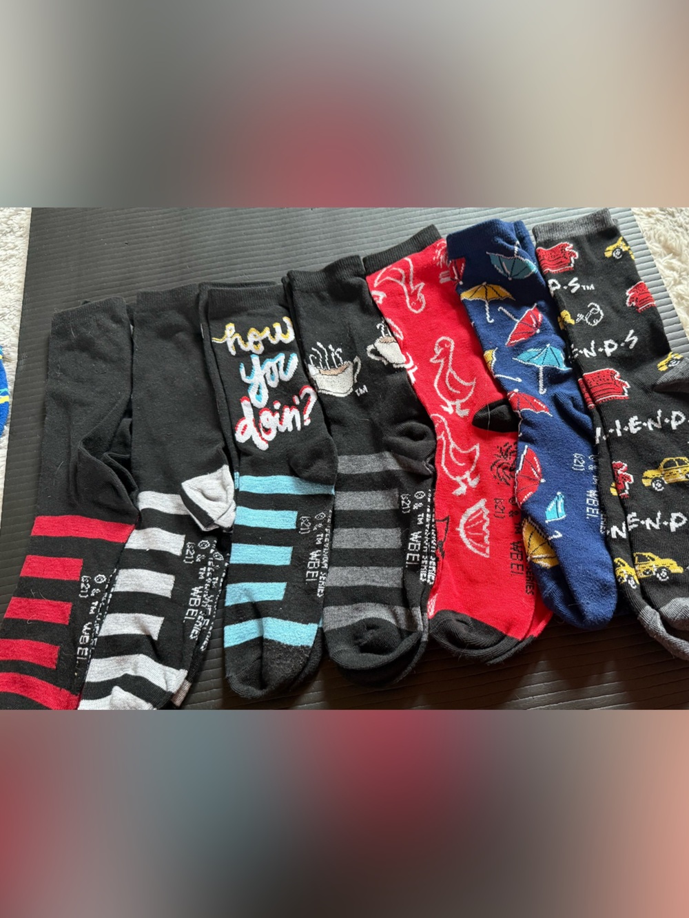 7 Pair of Friends Socks